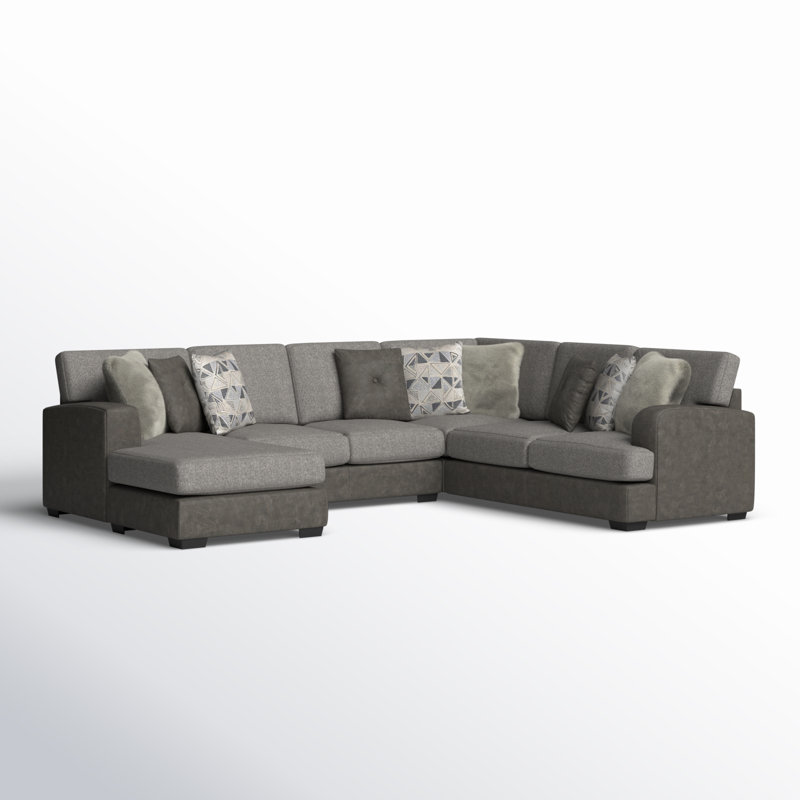 Eastep Upholstered U-Shaped Sectional Left Hand Facing