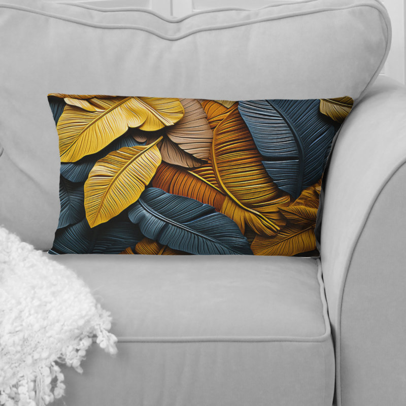Coussin Vibrant Leafs Field - Plants
