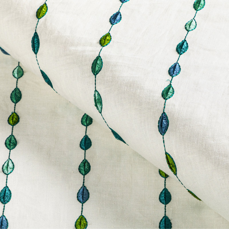 Gem Hoopla Fabric, Green/Blue 