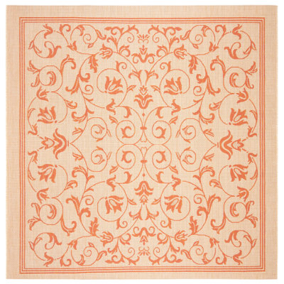 Tapis intérieur / extérieur ivoire Arneshia