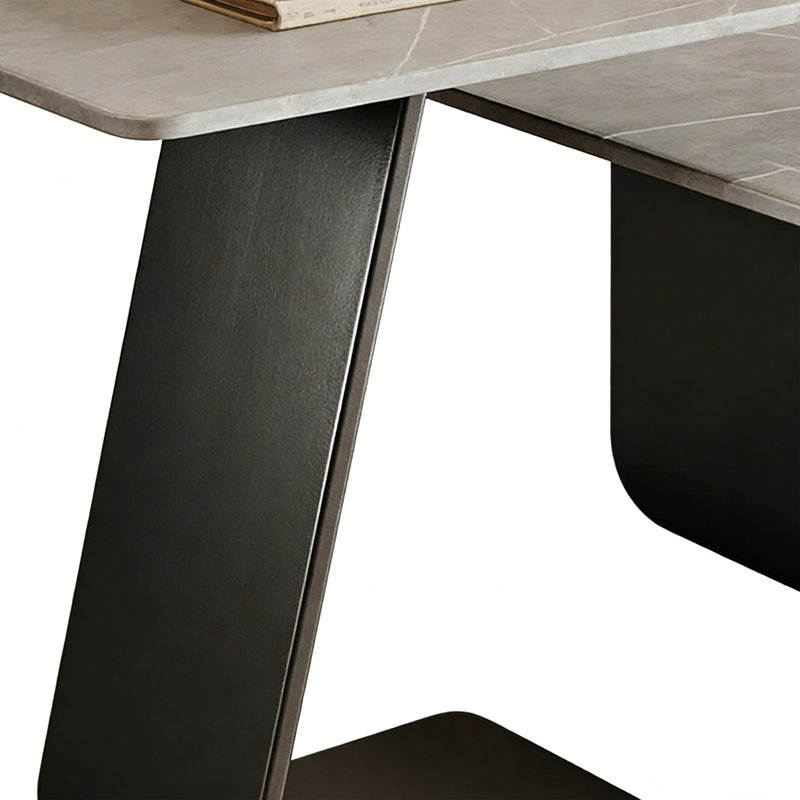 Chestertown, Noir, Gris / Blanc, 16.53" H x 51.18" L x 27.55" W
