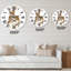 Portraits de femme afro-américaine - horloge murale moderne-60327228