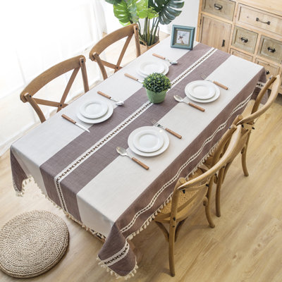 Mosser Cotton and Linen Tablecloth