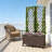 Outdoor Stylish Planter Box,Mobile Raised Garden Bed-1824849925