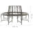 Jareo Steel Tree Bench