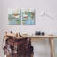 «Marina Ships Reflection Single Frame» par Melissa Wang, 2 pièces sur toile-1914025253