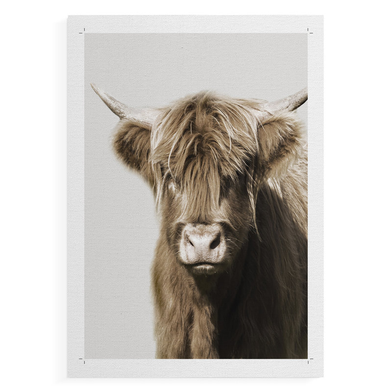 Highland Portrait II - Impression sur toile seulement - NON-CADRE, H 12 po x l 8 po