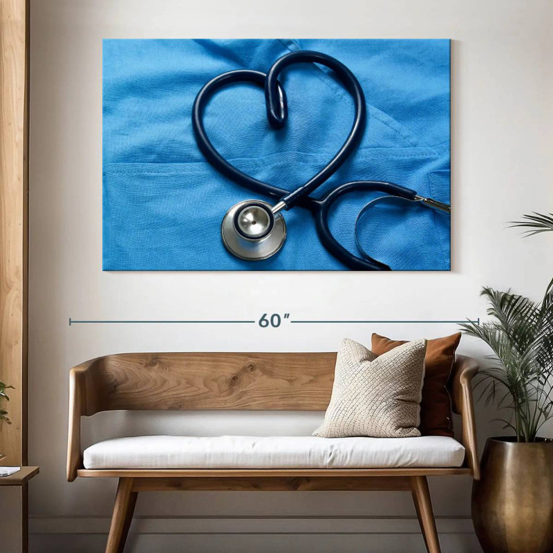 Stéthoscope Alcaraz, H 34 po x l 51 po