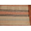 Tapis rayé teint sur terre Kilim