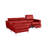 Amorian Leather Reclining Corner Sofa-801784029-801784027