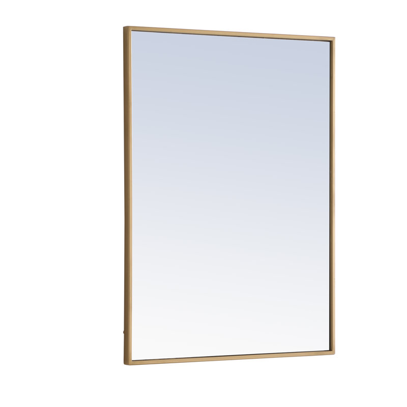 Miroir mural Sabine, 32 po x 24 po, Blanc