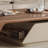 Design sense simple telescopic coffee table-106326485