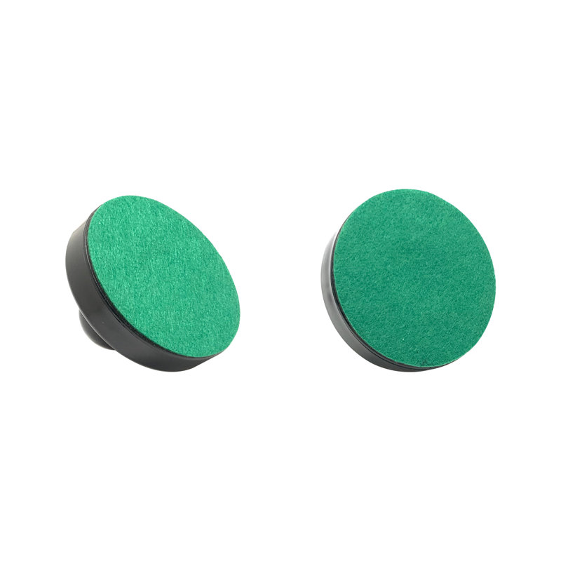 Black and Green ABS Plastic Air Hockey Strikers and Pucks Set