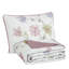 Ensemble de couvre-lit avec courtepointe rose Dahlia-130700713