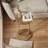 Farmhouse Minimalist  Round End Table With Open Base