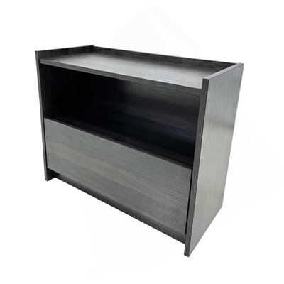 Table de chevet Robin en gris foncé