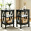 Ensemble de tables de bout avec rangement Morant