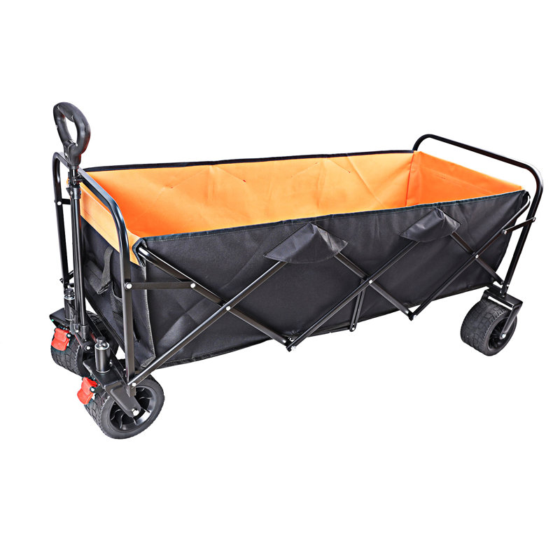 Extra Long Extender Folding Wagon Garden Cart