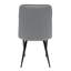 Vici 18.5cm H Velvet Upholstered Parsons Chair in Grey