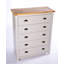 Andromeda 90 cm W Chest of 5 Drawers-38387713