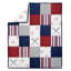 Literie 6p pour lit de bébé Sweet Jojo Designs + doublure en filet respirant respirant Baby Baseball Patch