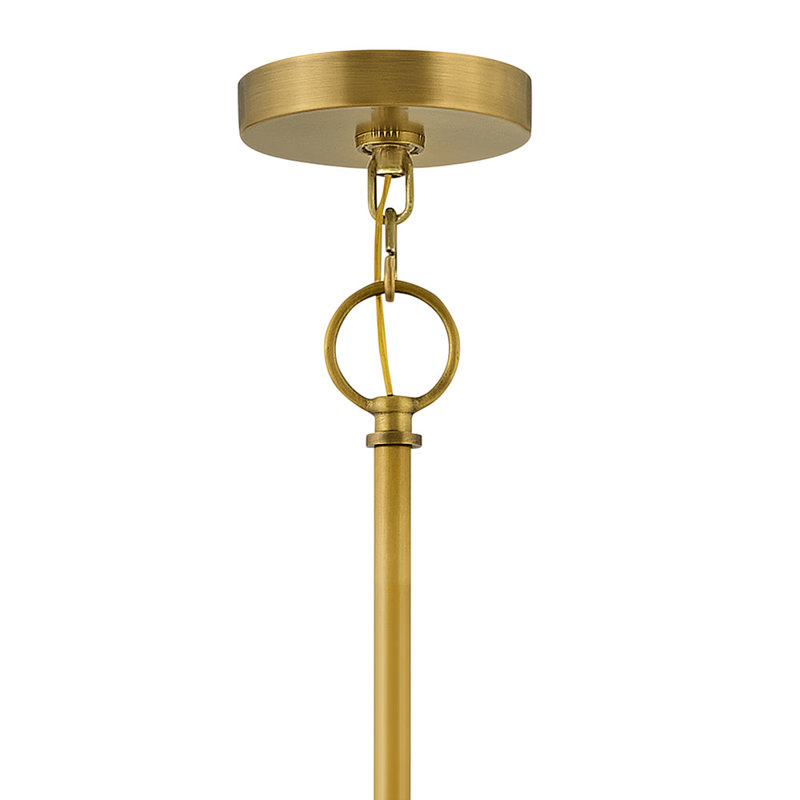 Jolie 1 - Light Unique Drum LED Chandelier, 6.75" H x 30" W x 30" D