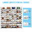 Range-chaussures - Range-chaussures empilable, panneaux en PP imperméables et tuyaux en métal robustes, facile à nettoyer pour le placard / garage / entrée