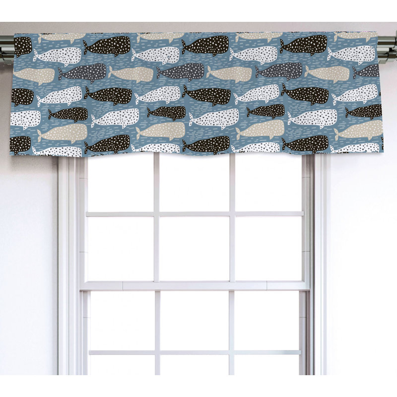 Sateen Ruffled Window Valance
