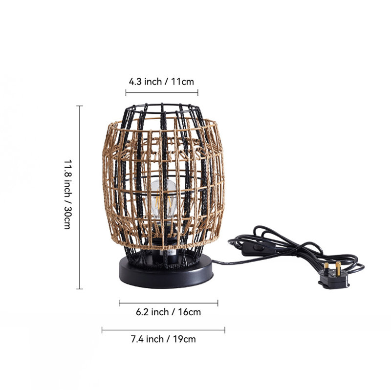 Amileo Brown Table Lamp