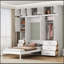 Lit escamotable avec casiers et armoires escamotables-1922337600