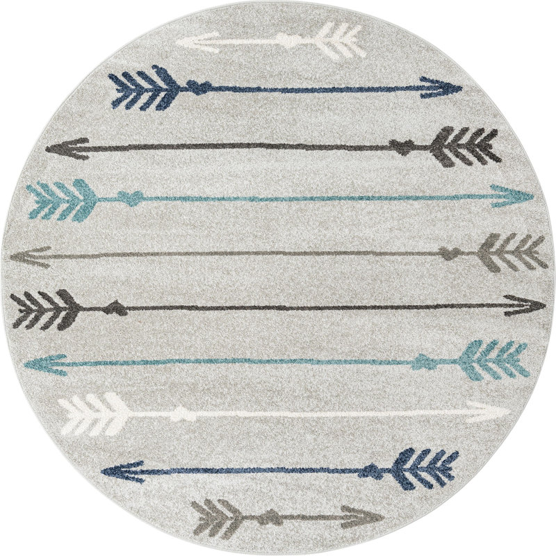 Indoor Rug, Round 7'10"
