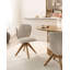 49cm H Fabric Upholstered Upholstered Back Accent in Beige