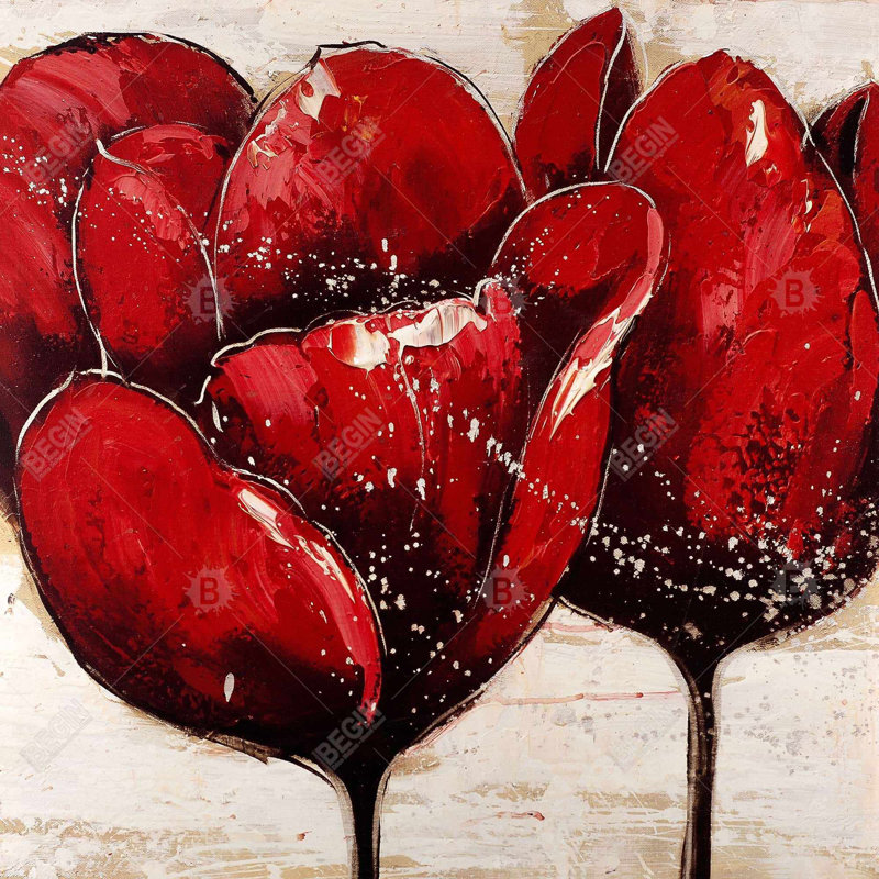 «Red Tulips Gros plan» sur