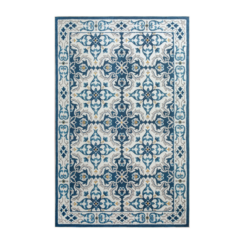 Abstract Machine Printed Area Rug, Rectangle 80 x 150 cm