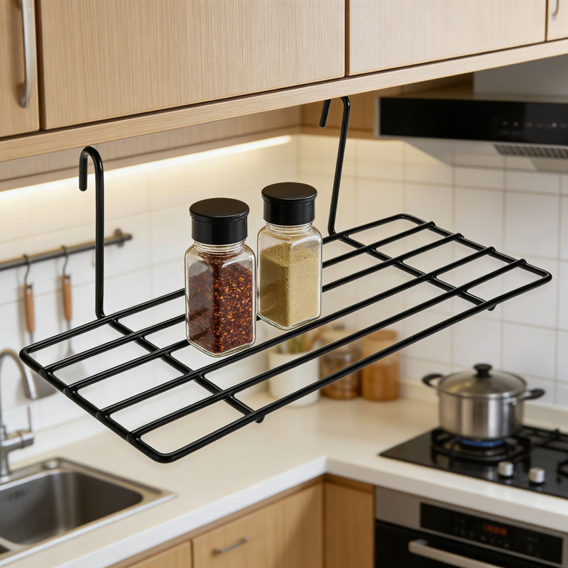 Tablettes murales Grid avec crochets, paquet de 8 tablettes de rangement suspendues pour panneaux muraux Grid, organisateur de maison et de bureau peu encombrant