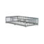 Lit simple en bois d'hévéa avec clôture (sans porte) et barrières de sécurité, gris-2140808510