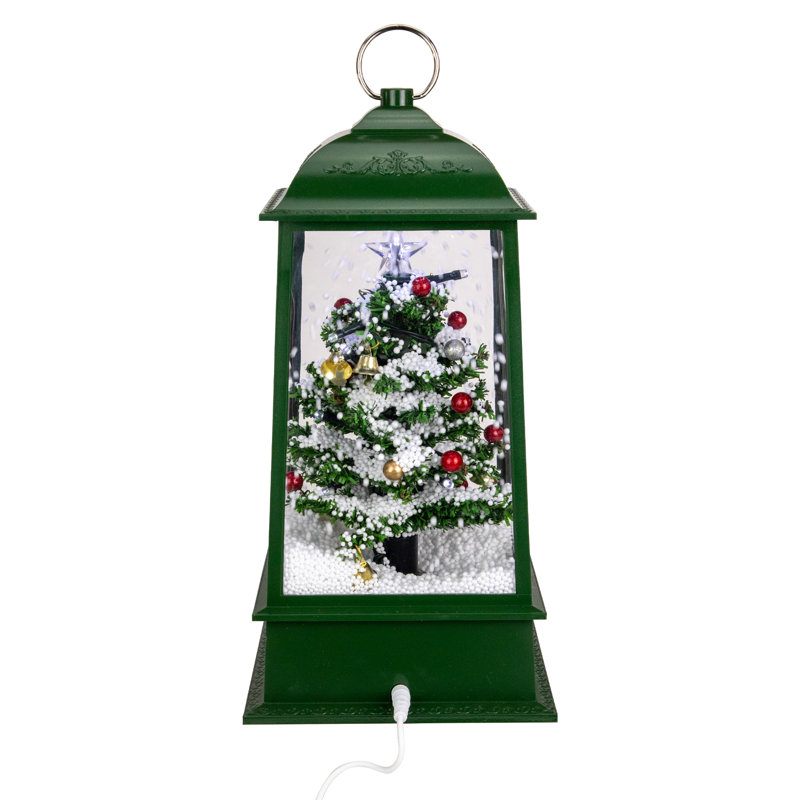 Lanterne de Noël 13,5 "avec lumières DEL