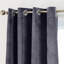 Safia 100% Crushed Velvet Eyelet Sheer Window Curtains-49251632-49251641