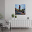 Bmx Rider In Flight, paysage contemporain abstrait, reproduction d'art mural-2065282473