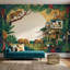 Décoration murale amovible Tigers de papier peint jungle tropicale-736169520-736169525