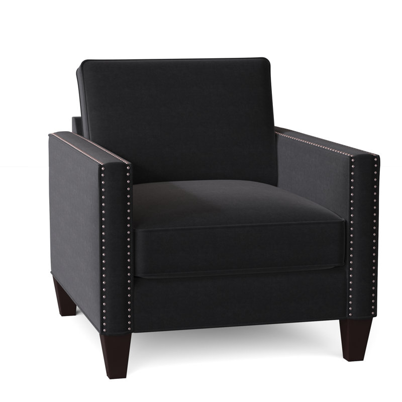 Fauteuil de 34 po de large Ellerkamp, Akiko Graphite Performance