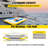VEVOR Inflatable Floating Dock 8 X 5 Ft, Inflatable Dock Platform With Electric Air Pump, Inflatable Swim Platform 6 Inch Thick, Floating Dock 4-6 People, For Pool Beach Ocean