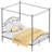 Turkay Metal Canopy Bed Frame-1973188234