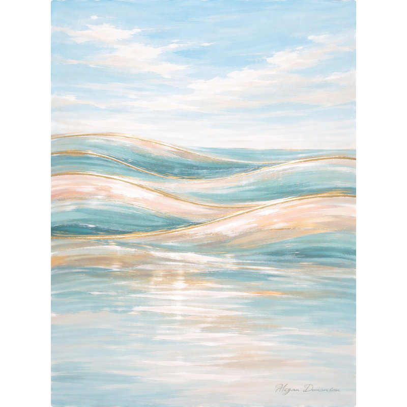 «Evening Field», art mural sur toile tendue, L 16 po x H 24 po x P 1,5 po
