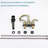 Centerset 2-handle Bathroom Faucet with Drain Assembly-88069594
