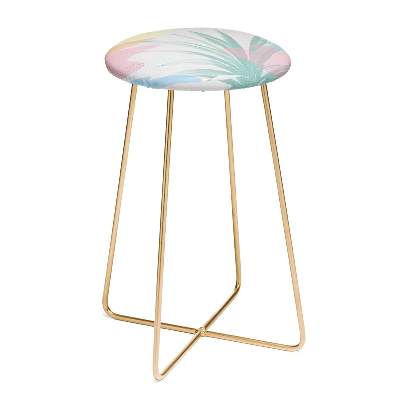 Tabouret de bar géométrique 25 po Palm