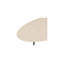Table basse Leona Winona, marbre beige Botticino