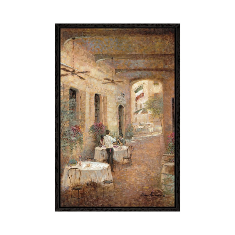 Romantic Hideaway 1 Piece Wall Art on Canvas, 66.04 cm H x 45.72 cm W, Black Framed