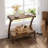 2-tier Solid Wood End Table, Sofa Side Table