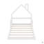 Wood Floor Bed With House-Shaped Headboard-1719629313-1719629314